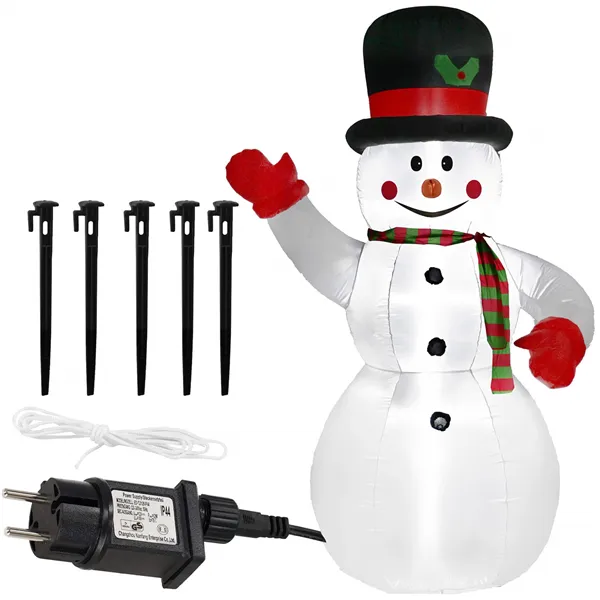 Piepūšamais sniegavīrs Springos CL4056 LED gaismas dekorācija 180 cm